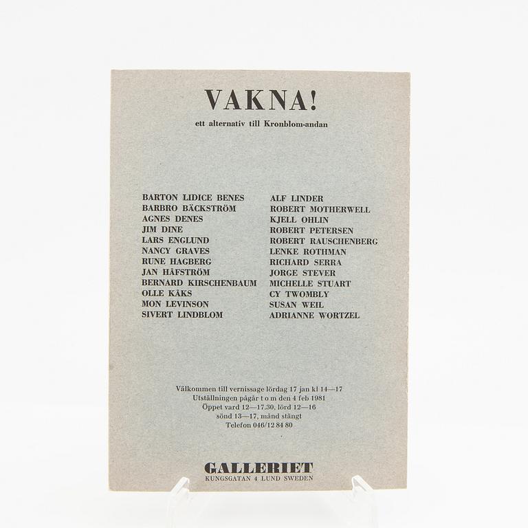 Invitation cards, approx. 130 pcs. Anders Tornberg Gallery.