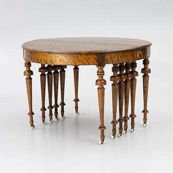 Dining table, circa 1900.