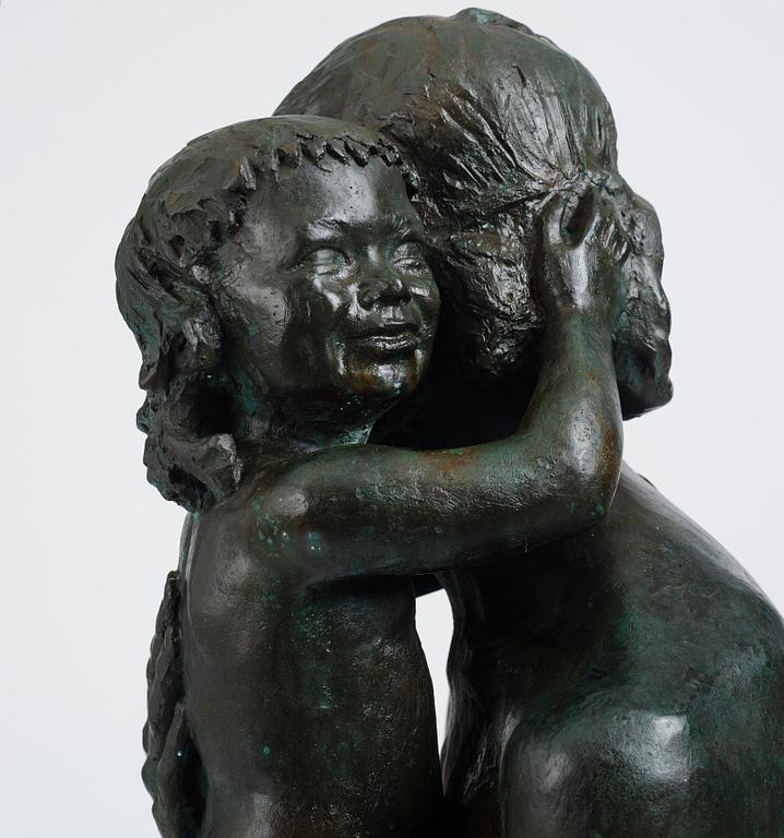 Nils Möllerberg, "Mor och barn" (Mother and child).