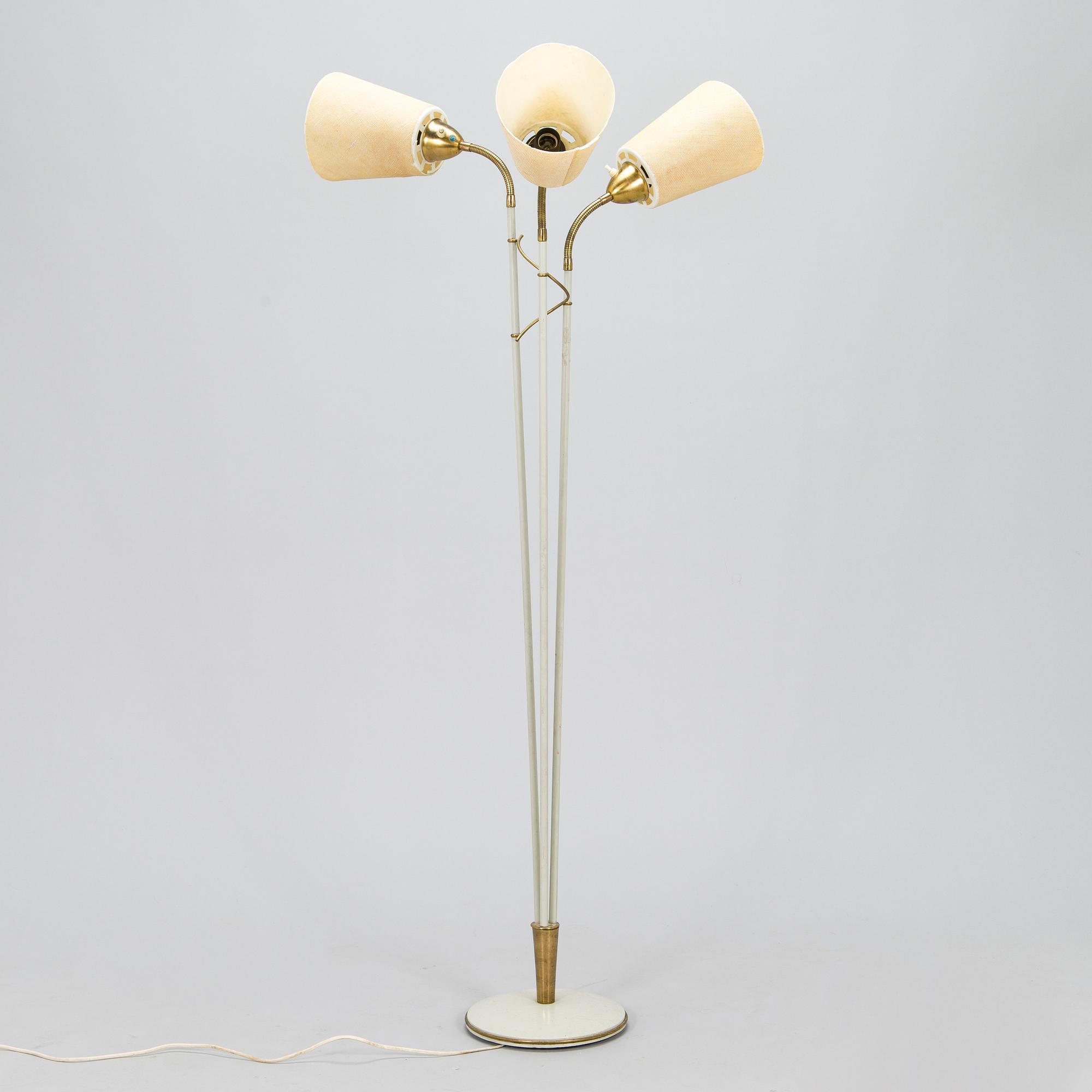 Golvlampa, Möller Armatur, Eskilstuna, 1950-tal.