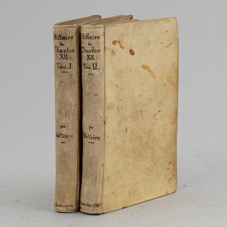 Karl XII:s historia, 1732 (2 vol).
