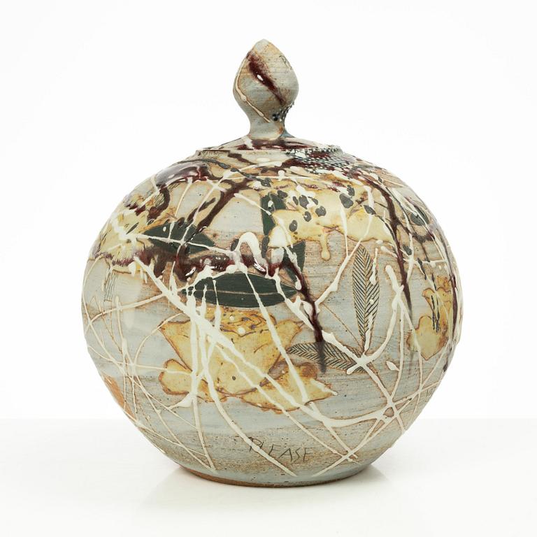 Eva Bengtsson, a vase with lid.