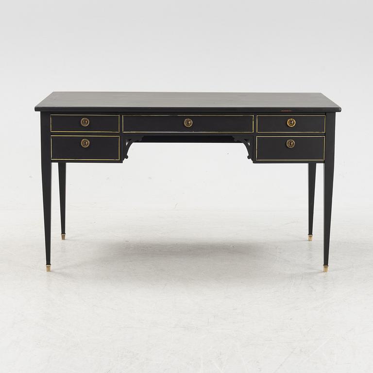 A painted desk, mid 20th Century.