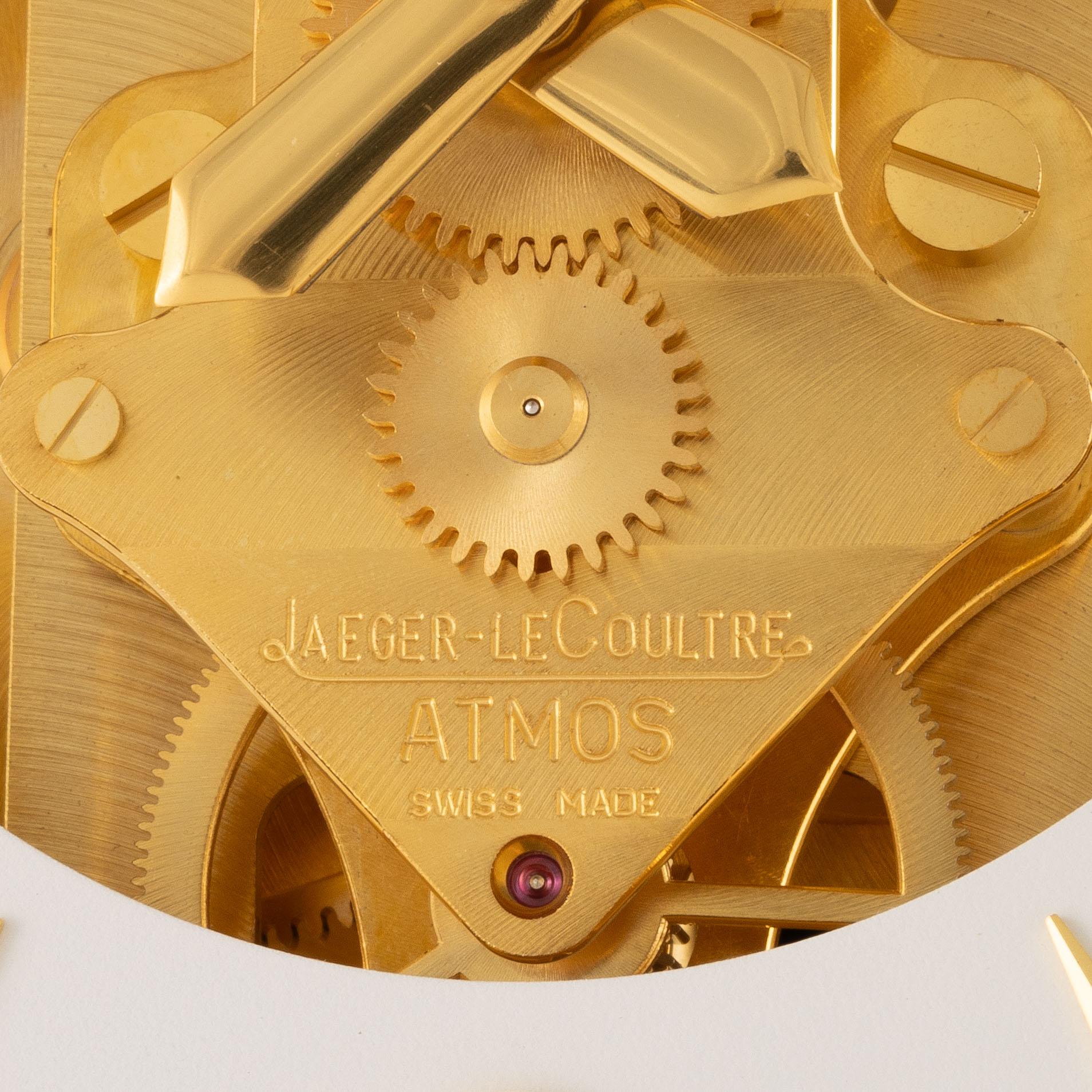 Jaeger-LeCoultre, bordsur, Atmos, ca 1970.