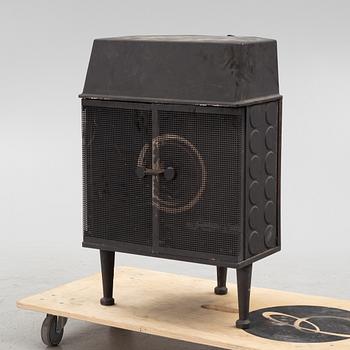 Sigurd Persson, a cast iron stove, Kockums Jernverk.