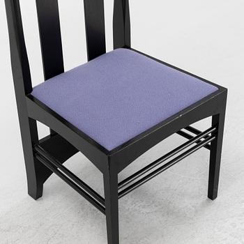 Charles Rennie Mackintosh, an 'Argyle' chair, Cassina.