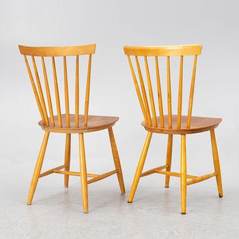 A set of six chairs, 1960's.