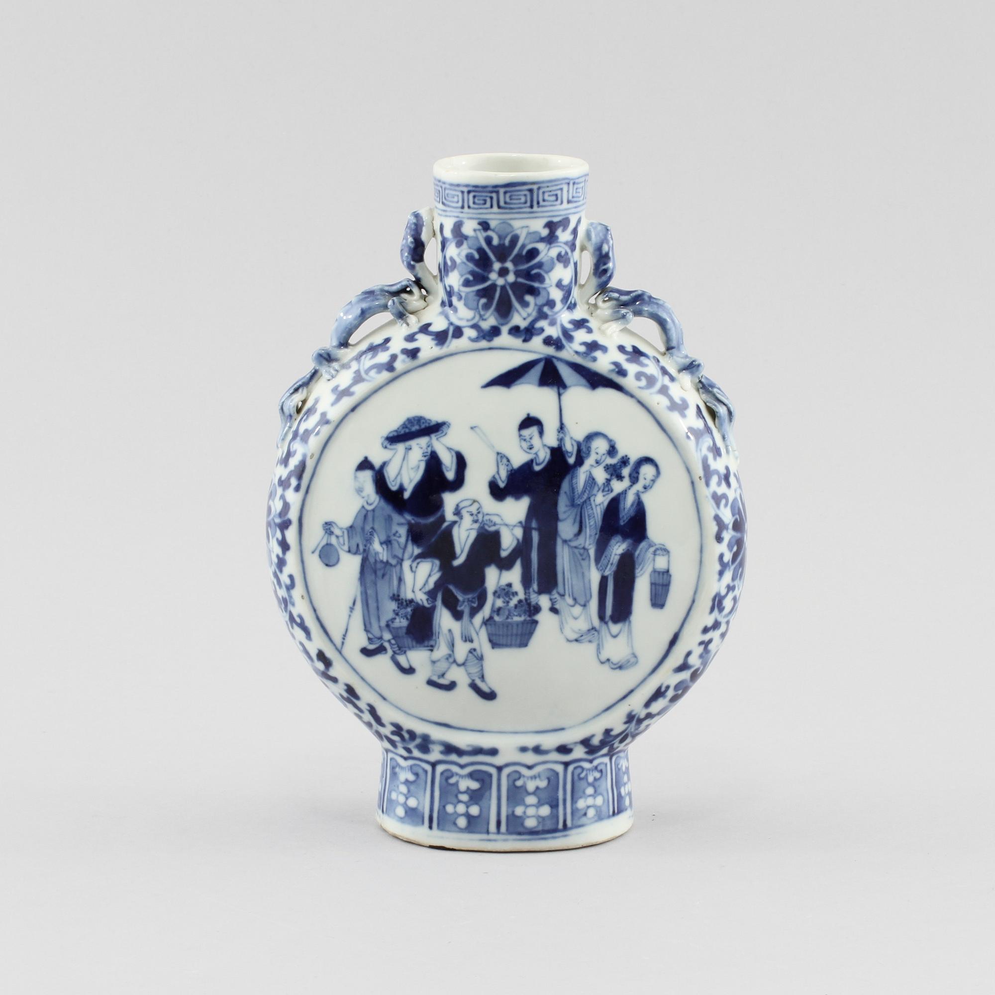 PILGRIMSKRUS, porslin, Kina, 1800-tal.