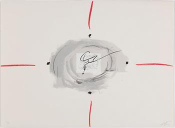 ANTONI TÀPIES, 12 lithographs, 2 silkscreens, 1 etching, signed and numbered.