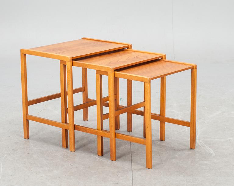 SATSBORD, 3 st, 1950/60-tal.