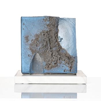 Bertil Vallien, skulptur, "Inside", Kosta Boda, unik.