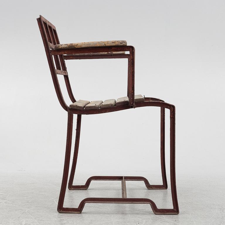 Carl Hörvik, a garden chair, possibly produced by Thulins vagnfabrik, Skillingaryd.