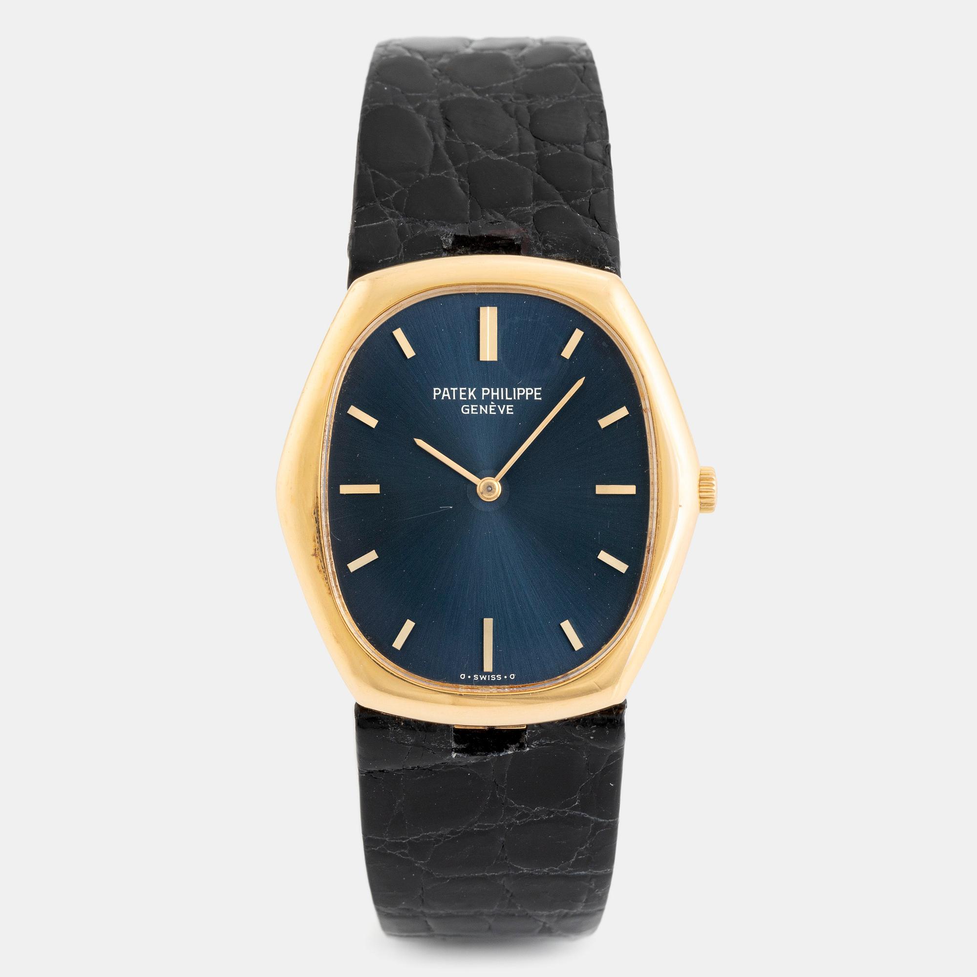 Patek Philippe, Golden Ellipse, "Sigma Dial", ca 1982.