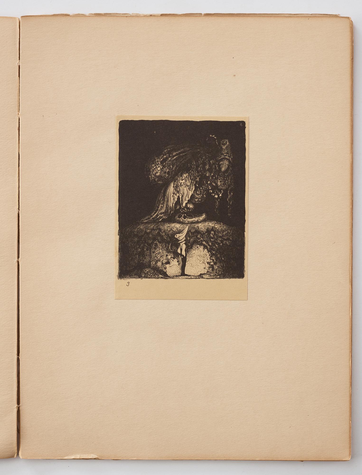 John Bauer, "Troll" 10 litografier i mapp/bok.