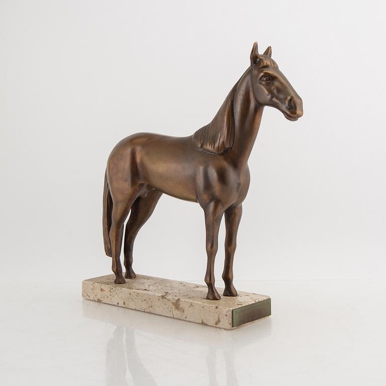 A 20th century bronze sculpture.