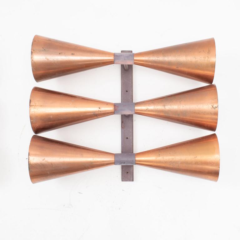 Hans-Agne Jakobsson, a pair of wall lamps, Markaryd.