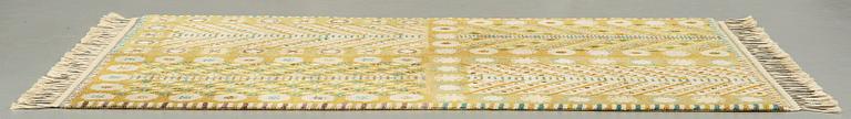 Marianne Richter, A CARPET, "Gula trädet", knotted pile, ca 224,5 x 143 cm, signed AB MMF MR.