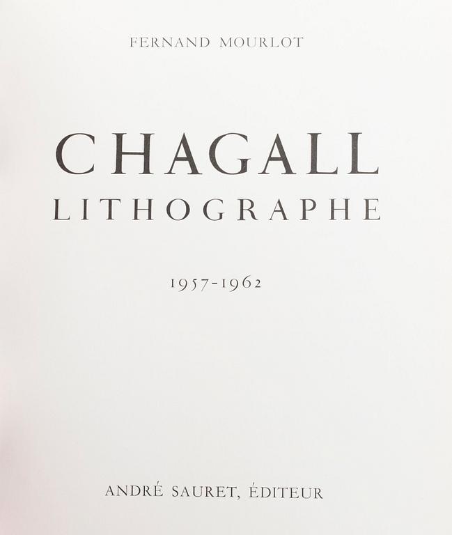 BÖCKER, "Chagall Lithographe II, 1957-62" & "Chagall Lithographie III, 1962-1963". 12 + 2  litografier.