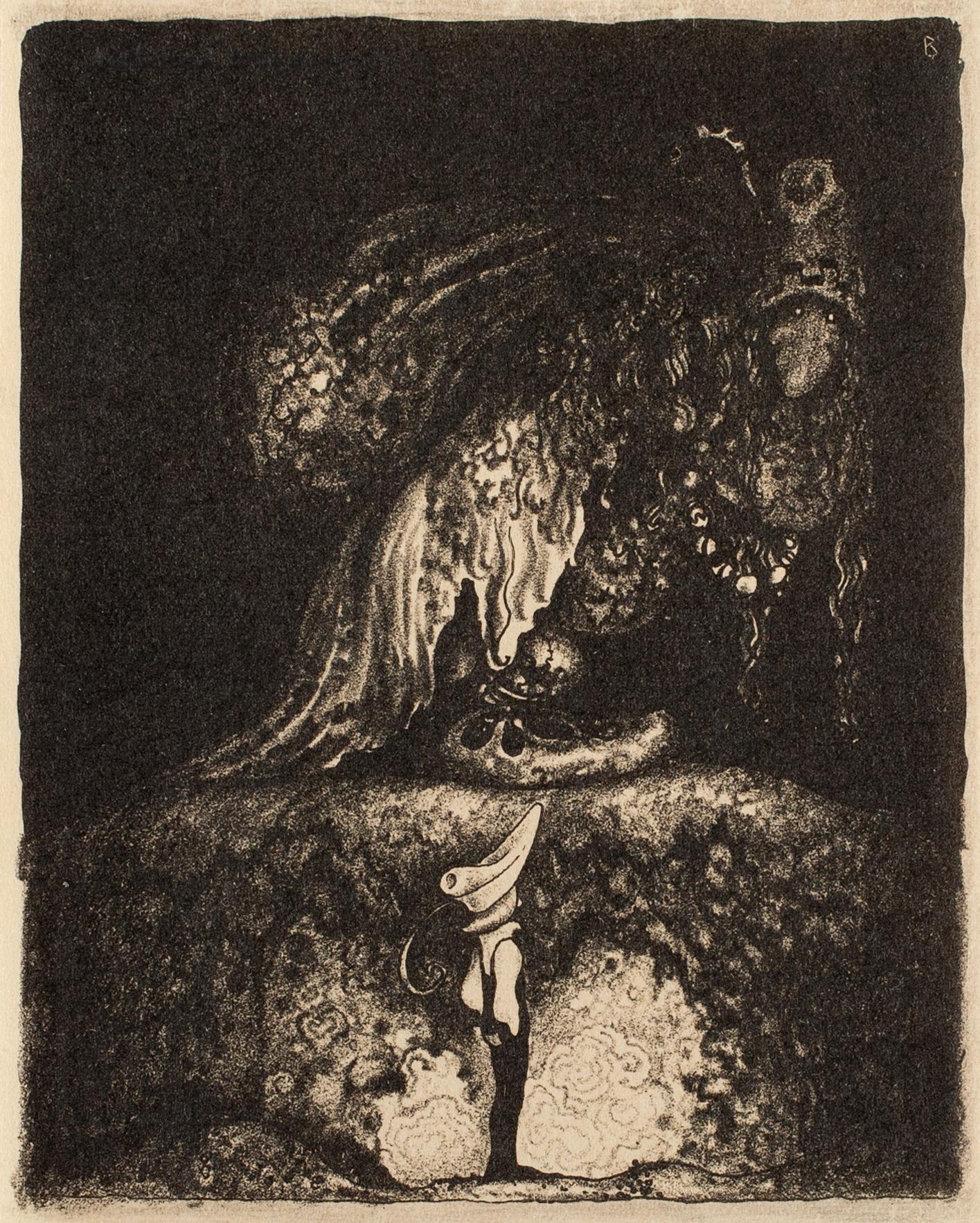 John Bauer, "-God kväll farbror sa' pojken".