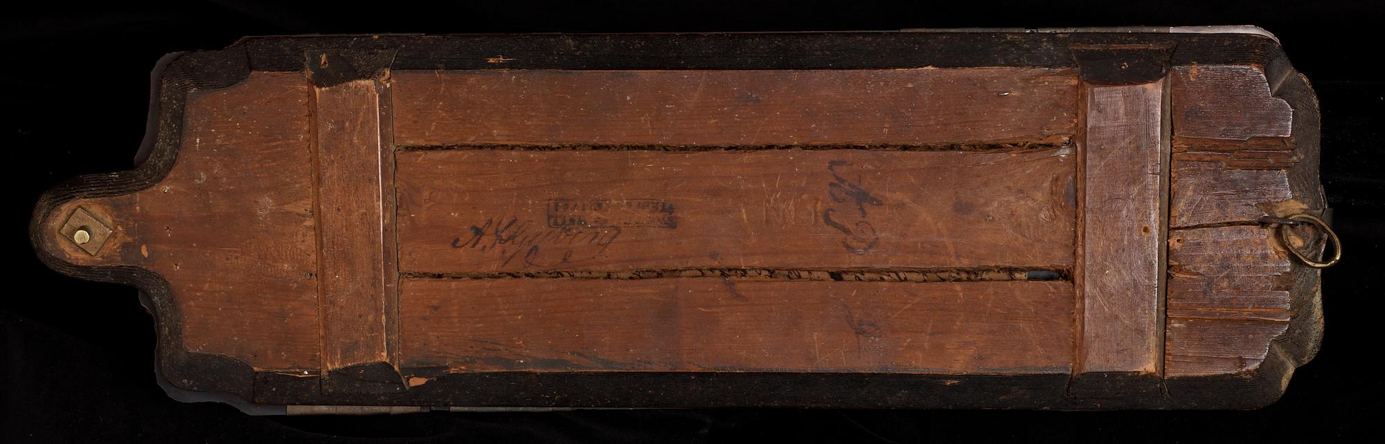 SPEGELLAMPETTER, för ett ljus, ett par, av Nils Meunier (mästare i Stockholm 1754-1797). Gustavianska.