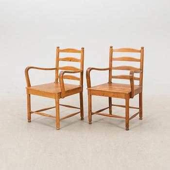 Karmstolar ett par Swedish Modern 1940-tal.
