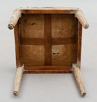TABURETT, gustaviansk, 1700-talets slut.