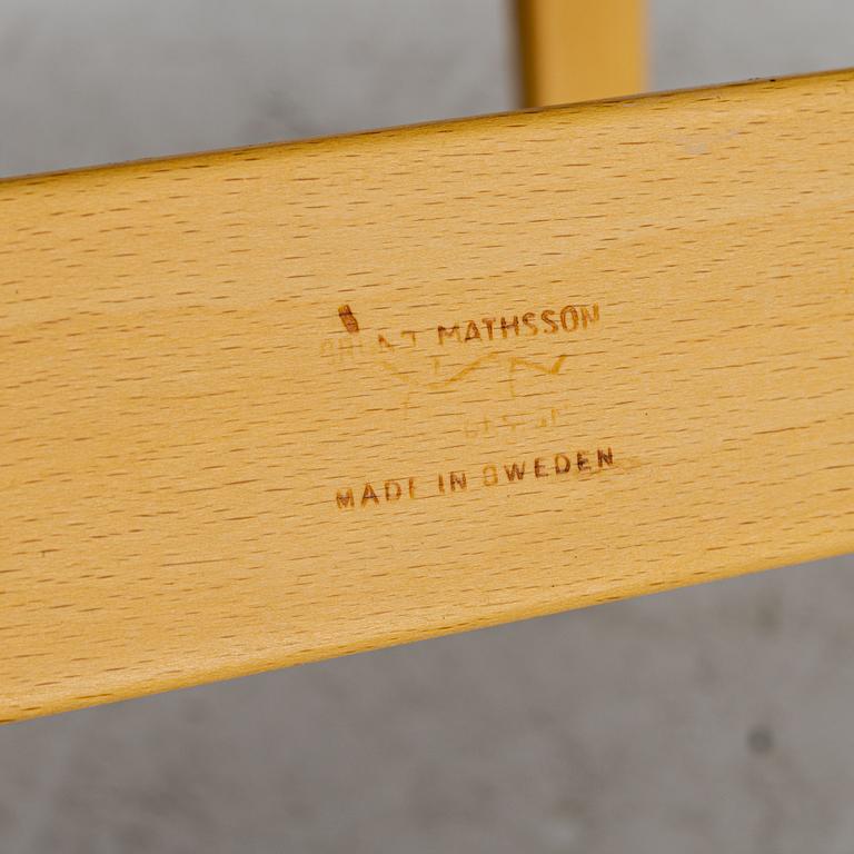 Bruno Mathsson, fåtöljer, ett par, "Eva", Firma Karl Mathsson och Bruno Mathsson International.