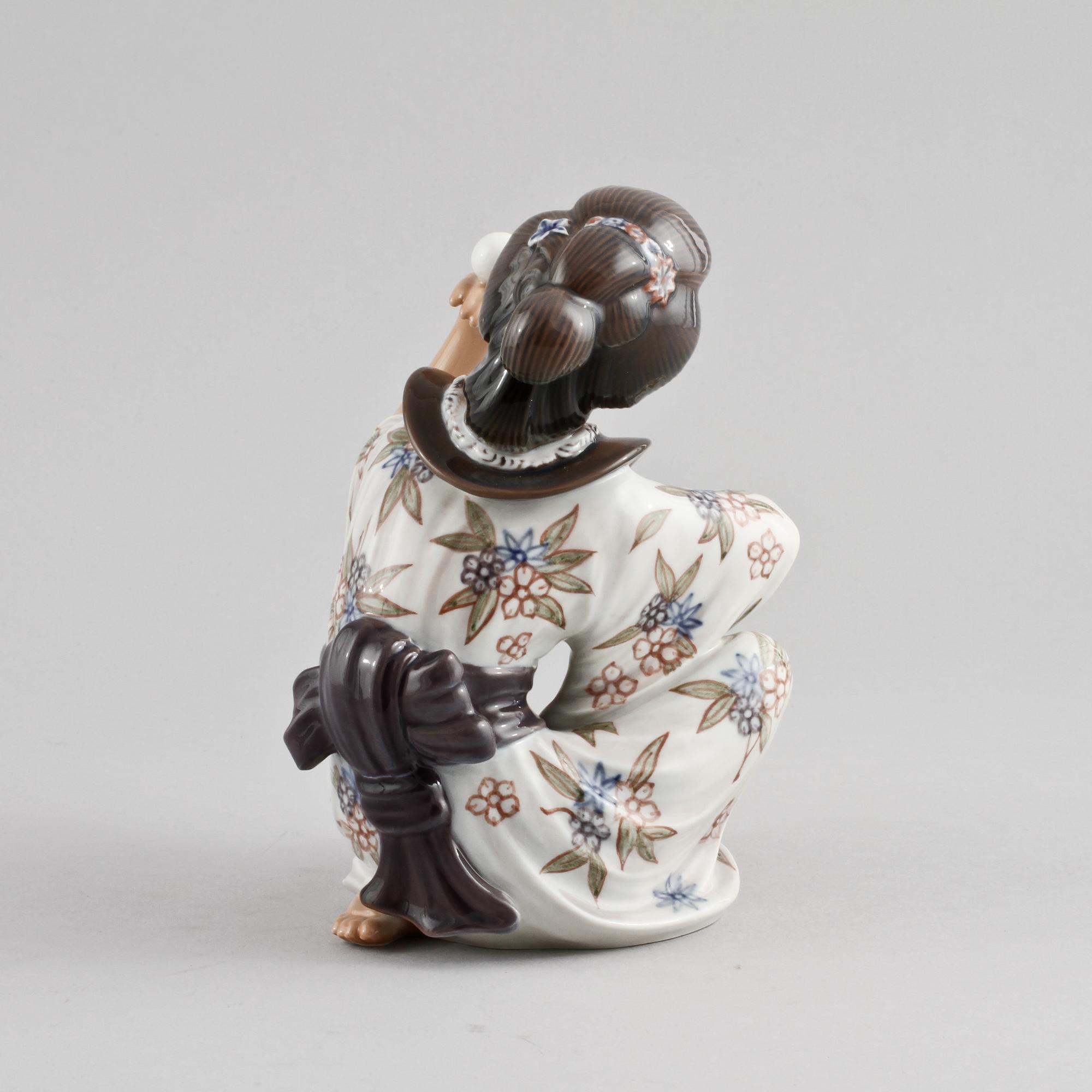 FIGURIN, porslin, Dahl Jensen, Danmark, 1900-tal.