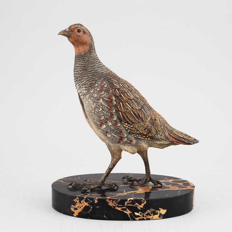 A Viennese cold painted bronze figurine, circa 1900.