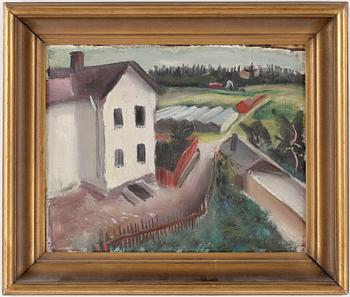 MARTIN ÅBERG, olja på duk på pannå, sign o dat -21.