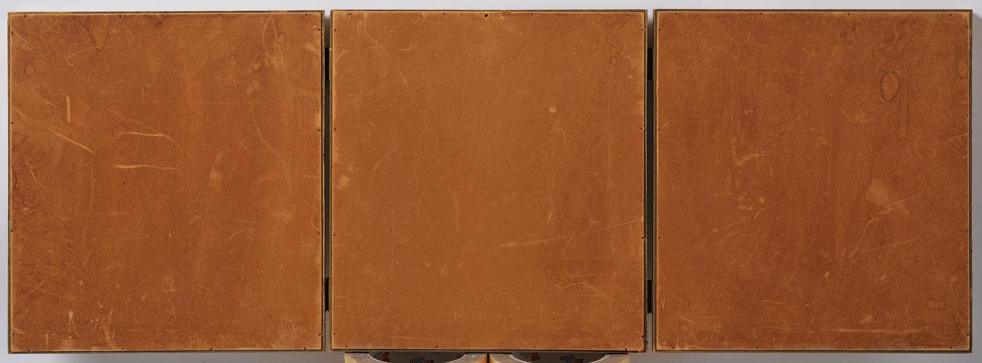 Okänd konstnär, fyra målningar, akvarell och tusch, Qingdynastin, 1800-tal.