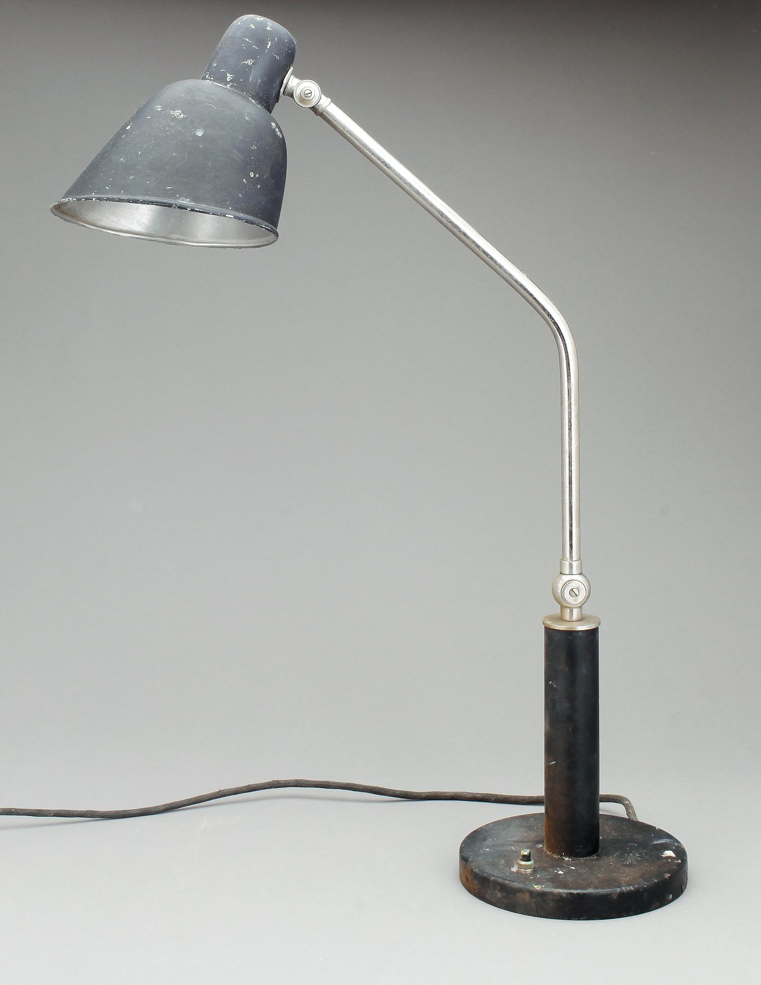 BORDSLAMPA, industrimodell, 1930/40-tal.