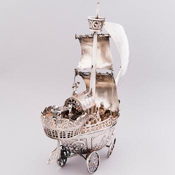 SKRIN/ BORDSDEKORATION, sterling silver, engelska importstämplar London 1911.