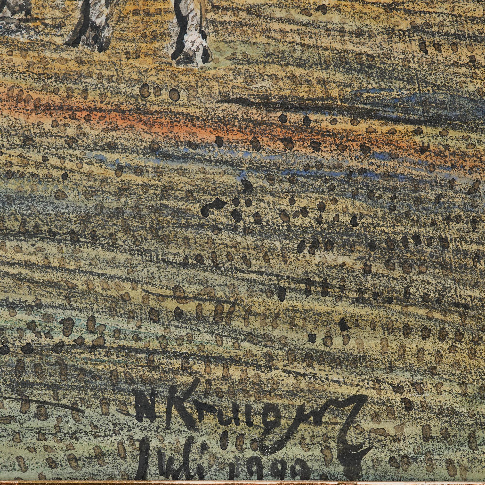 Nils Kreuger, Betande hästar.