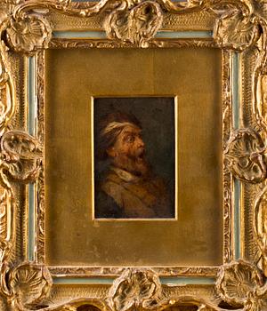 JOHAN CHRISTOFFER BOKLUND, tillskriven 1879, olja på pannå.