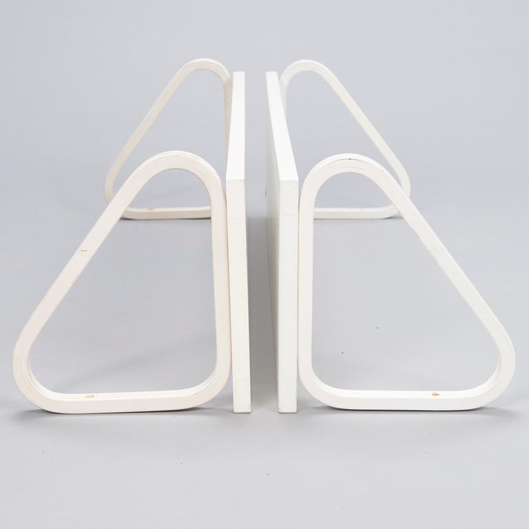 ALVAR AALTO, Two late 20th century shelves for Artek.