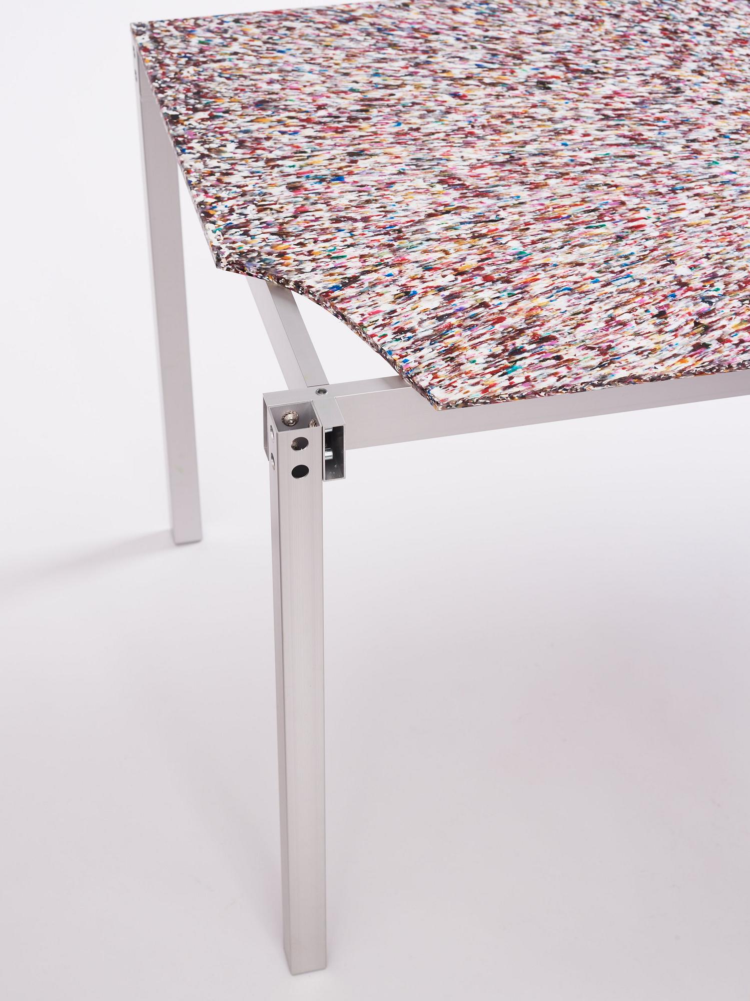 Fredrik Paulsen, a unique table, "Desk One, Broken Smiles", JOY, 2024.
