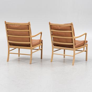 Ole Wanscher, a pair of 'Colonial chair OW 149', Carl Hansen & Son, Denmark.