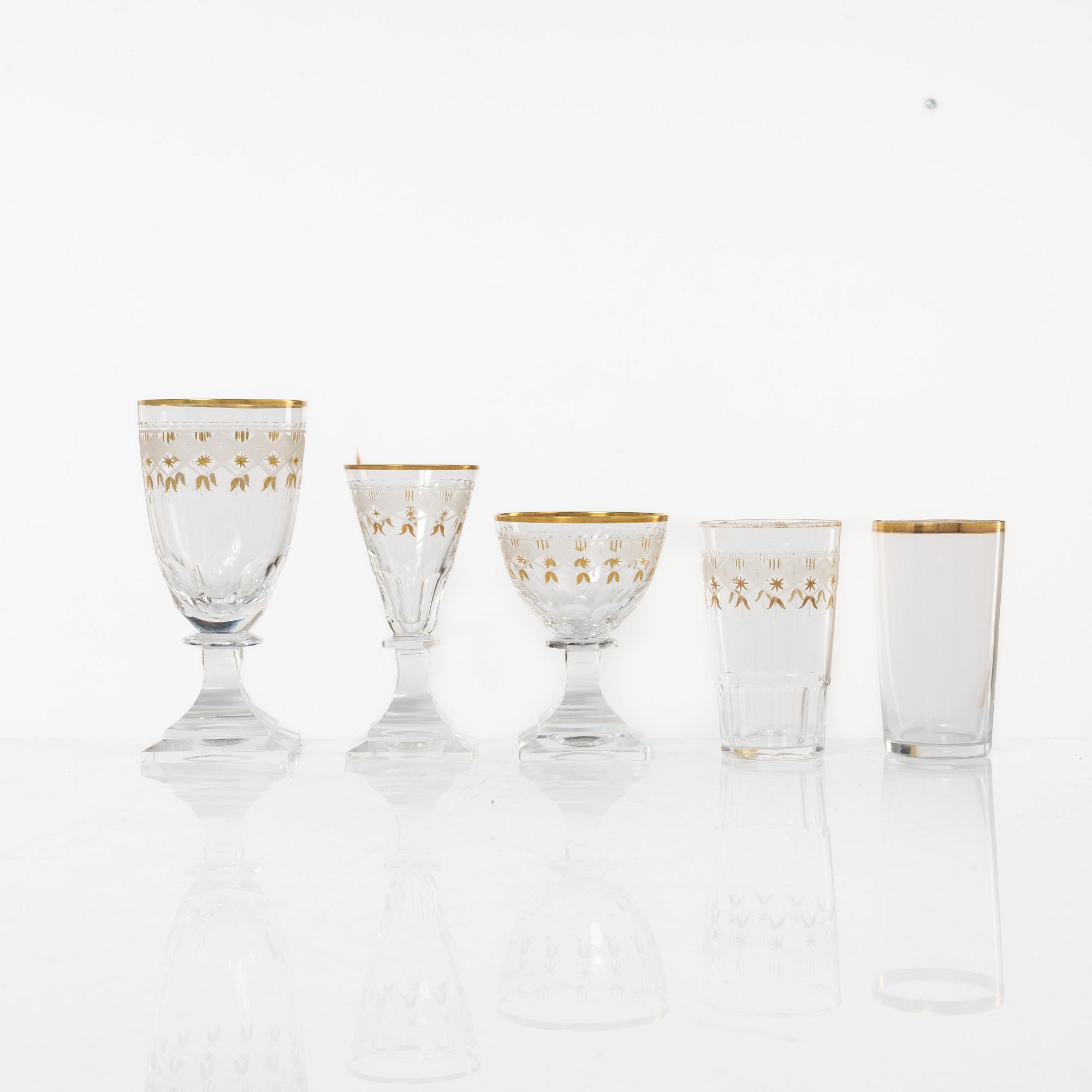 Glass service, 48 pieces, "Odelberg Junior", Kosta.