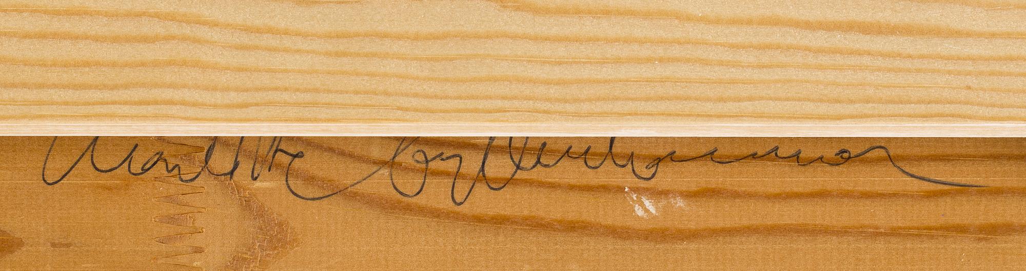 CHARLOTTE GYLLENHAMMAR, olja på duk, signerad a tergo.