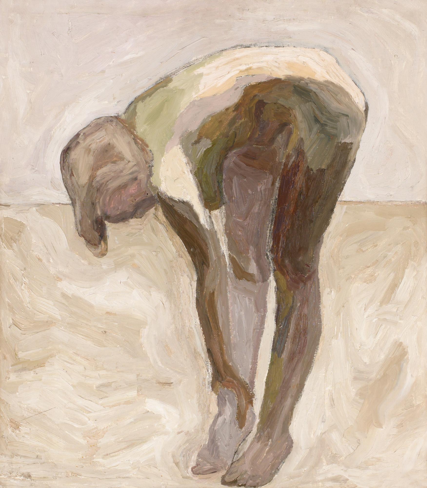 Evert Lundquist, Modell, studie till "Modell som tvättar sig".