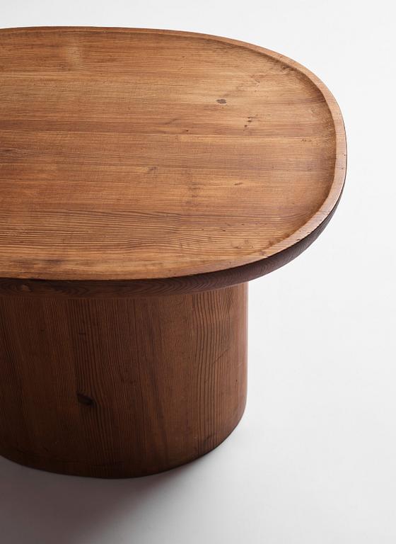 Axel Einar Hjorth, a stained pine 'Utö' table, Nordiska Kompaniet, Sweden 1930s.