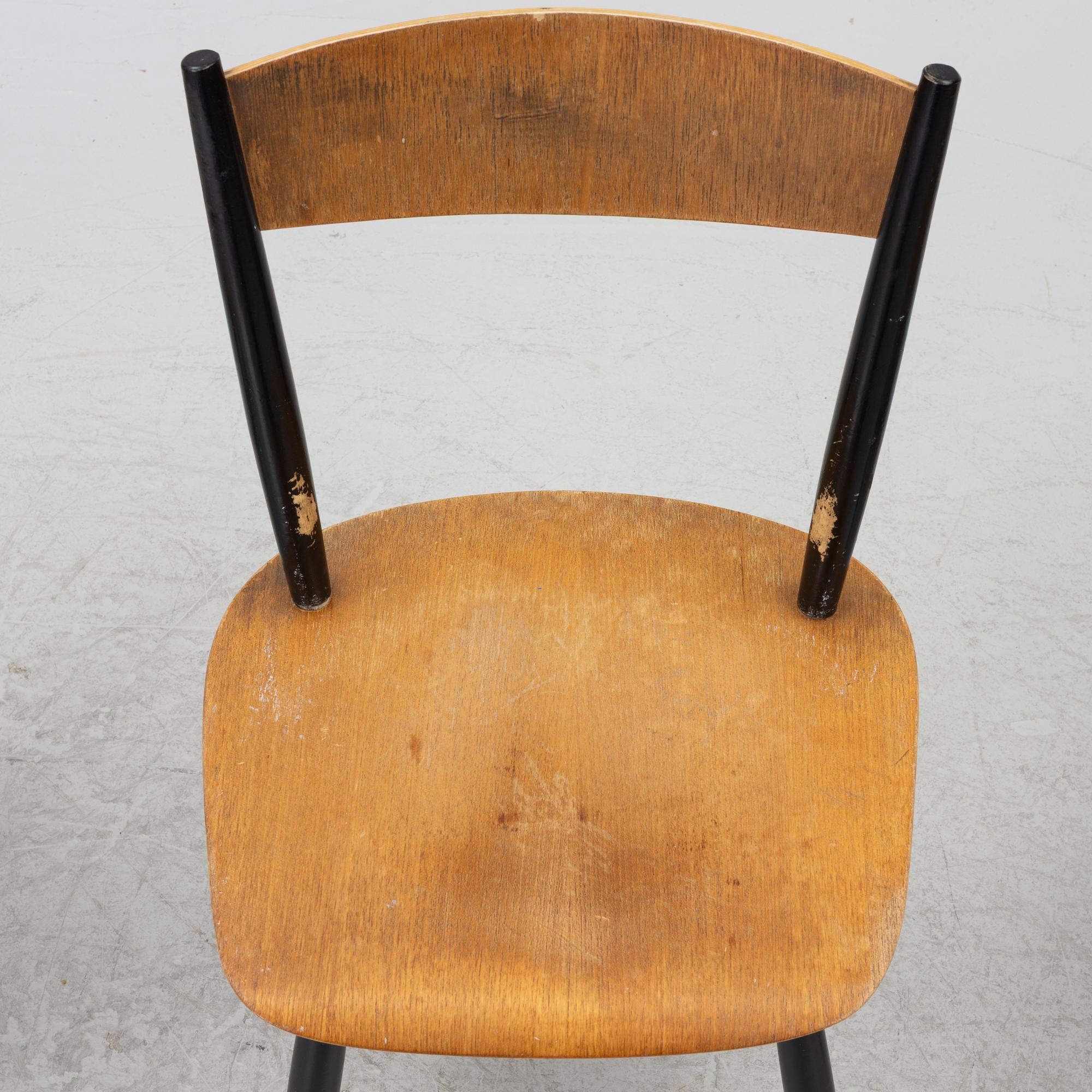 Ilmari Tapiovaara, Stolar, 4 st, "Fanett", Edsbyverken, 1958.