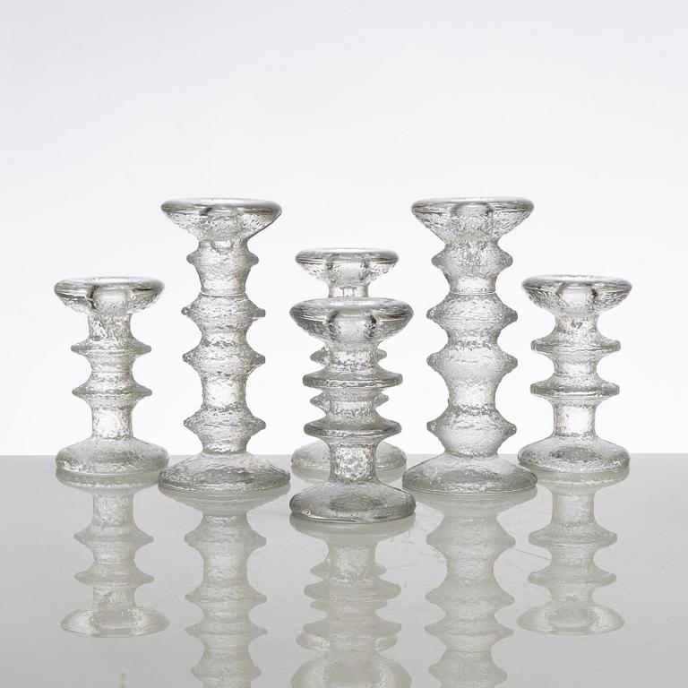 Timo Sarpaneva, ljusstakar, 6 st, "Festivo", Iittala, Finland.