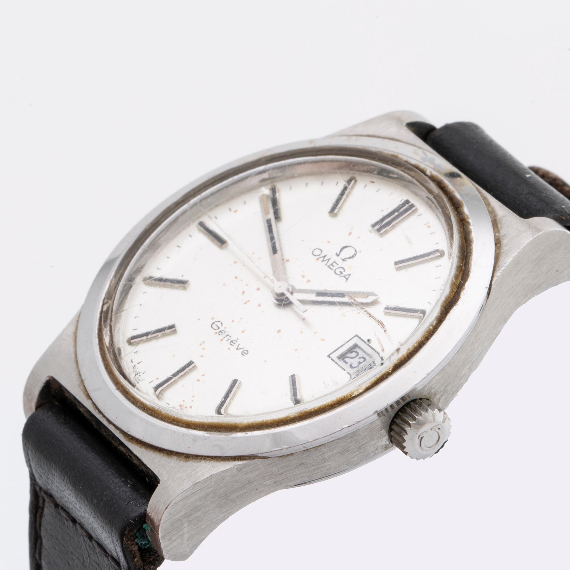 OMEGA, Geneve, wristwatch, 36 mm.