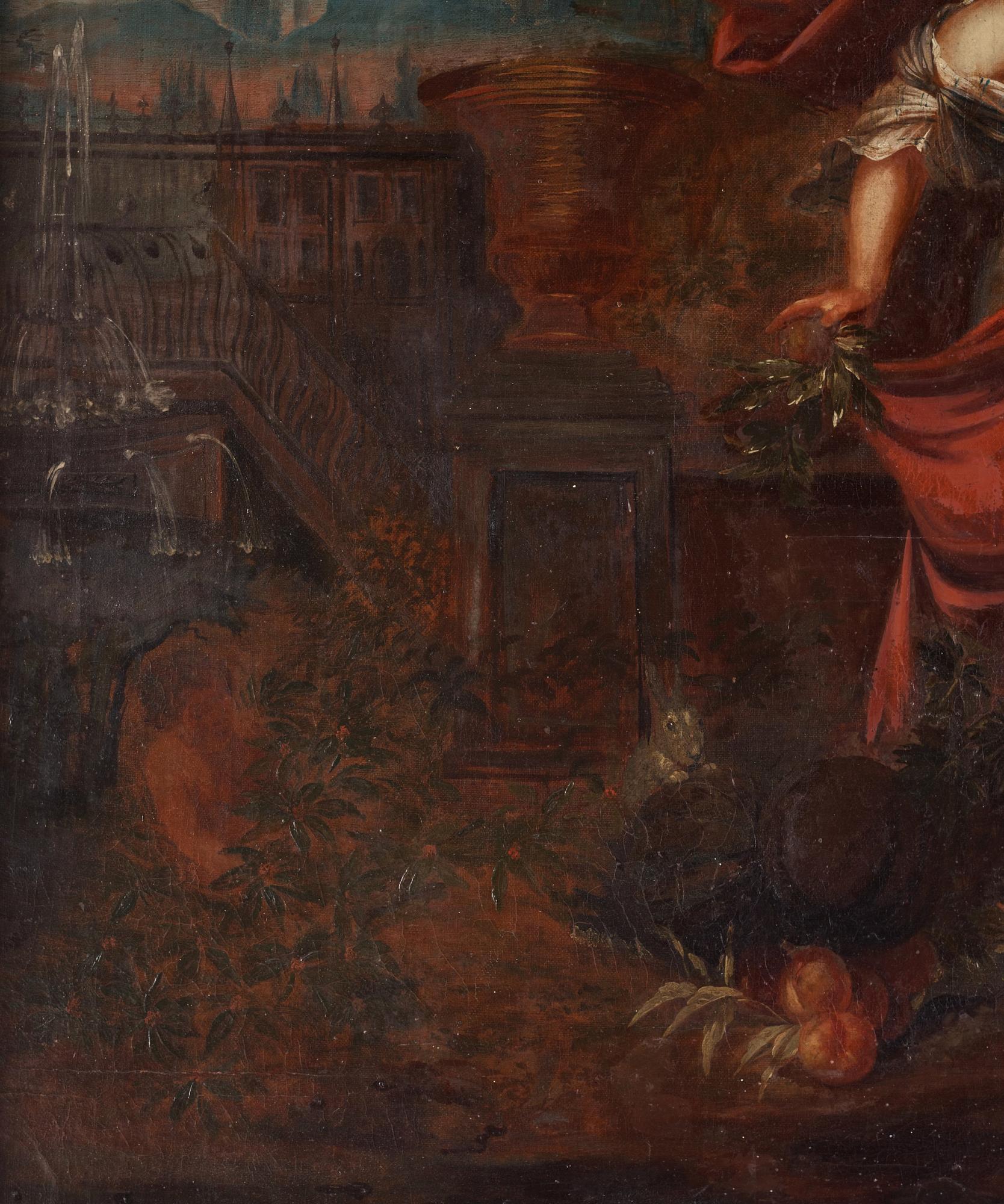 Abraham Brueghel, hans krets, Allegori över sommaren.