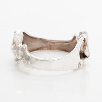 Björn Weckström, bracelet, "Zelda", silver. Lapponia, 1982.