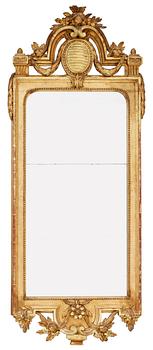 985. A Gustavian mirror by J. Schürer 1779.