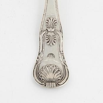 A Swedish Silver Ladle, mark of Gustaf Folcker, Stockholm 1851.