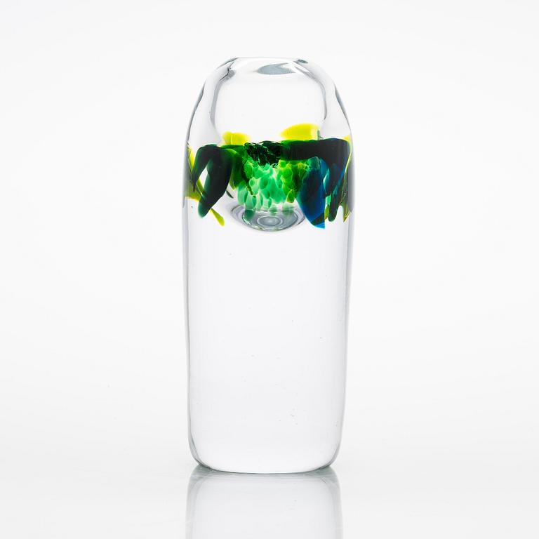 Sini Majuri, a glass sculpture, 'Rainforest' signed Sini Majuri 2019, Glass Studio Mafka&Alakoski Riihimäki.